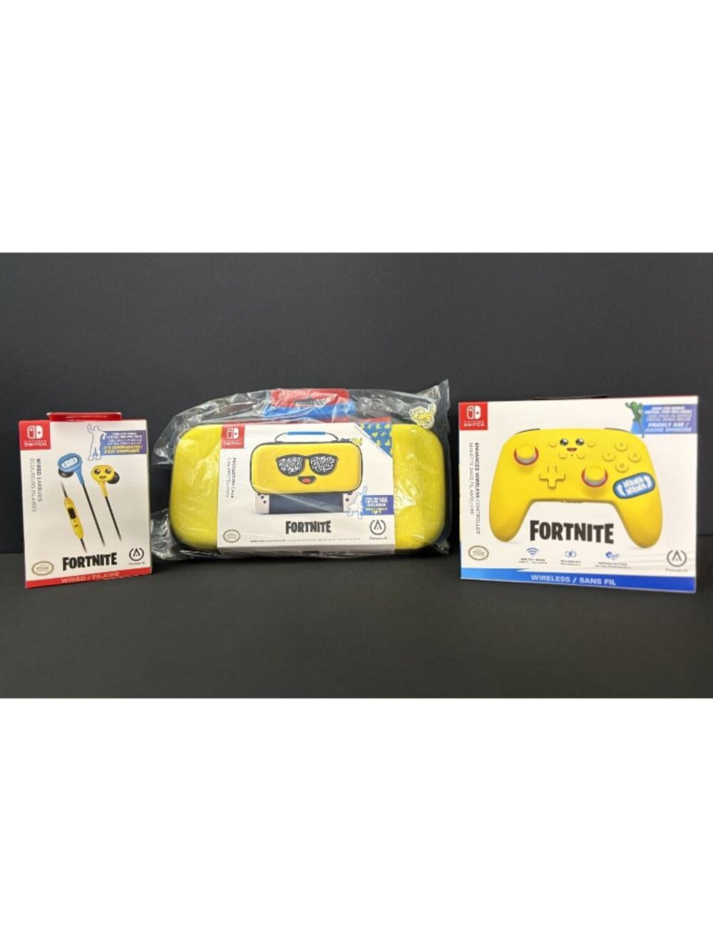 PowerA Fortnite Peely Accessories Pack Nintendo Switch Wireless Controller Bonus